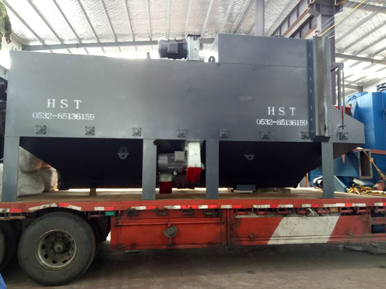 發(fā)往湖北黃岡6925通過(guò)式拋丸機(jī)