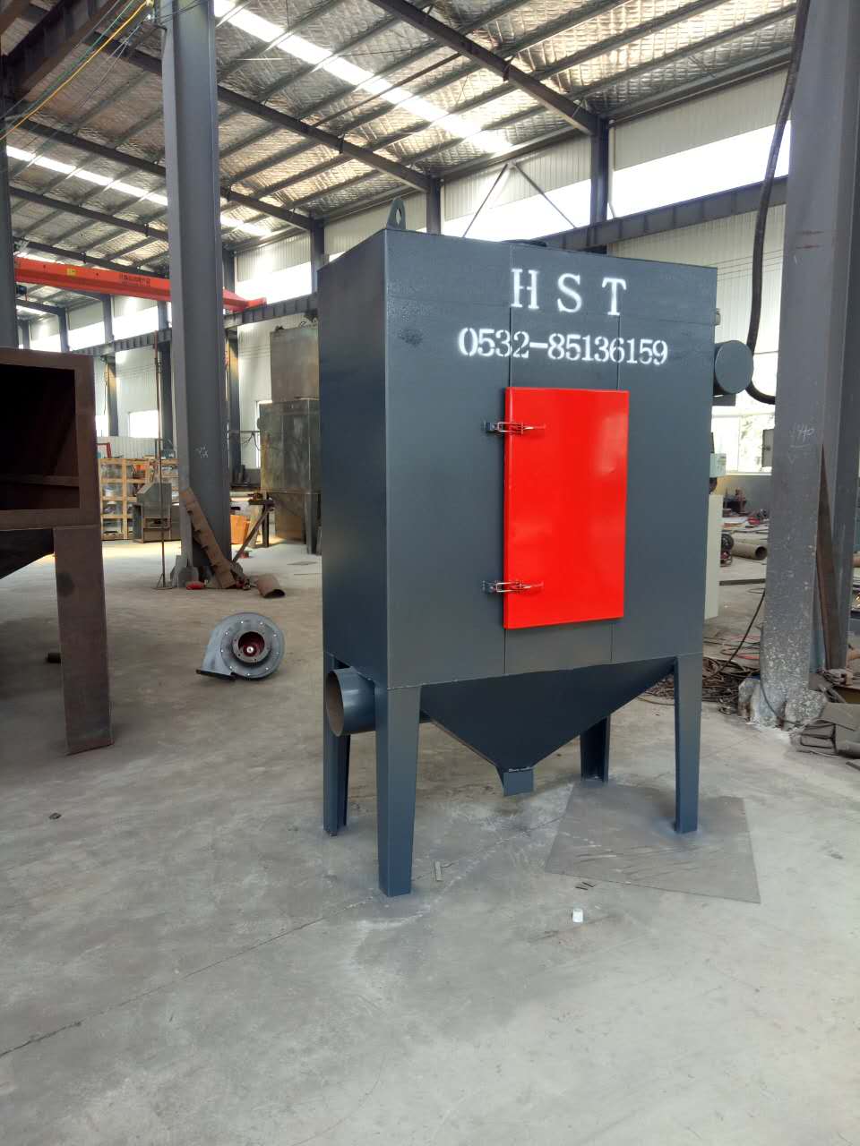 發往青島即墨濾桶除塵器發貨現場