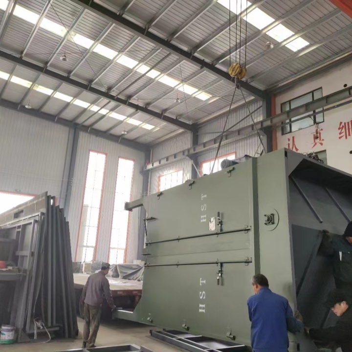 棒材打砂除銹機_鋼砂除銹機_打沙除銹設備