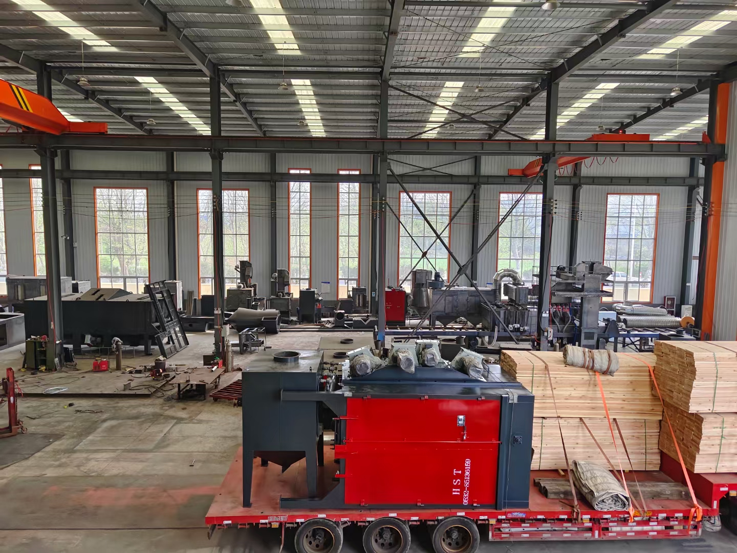 除銹鋼砂機結構打磨視頻_除銹鋼砂機結構打磨方法_鋼結構打砂除銹機