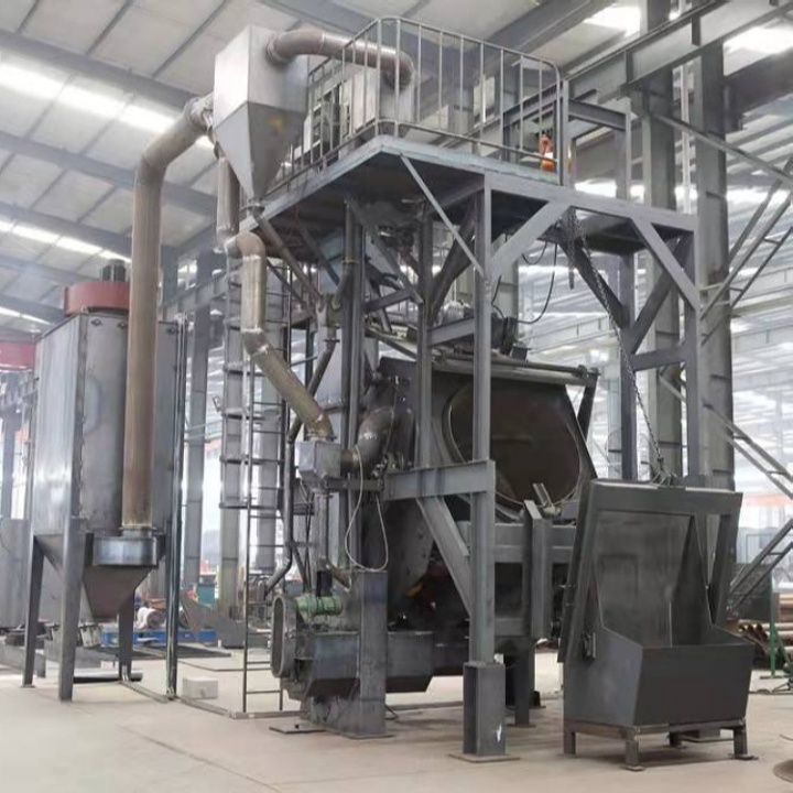型鋼輕拋丸砂機結構打孔圖_輕型鋼結構拋丸打砂機_拋丸機鋼砂多少錢一噸