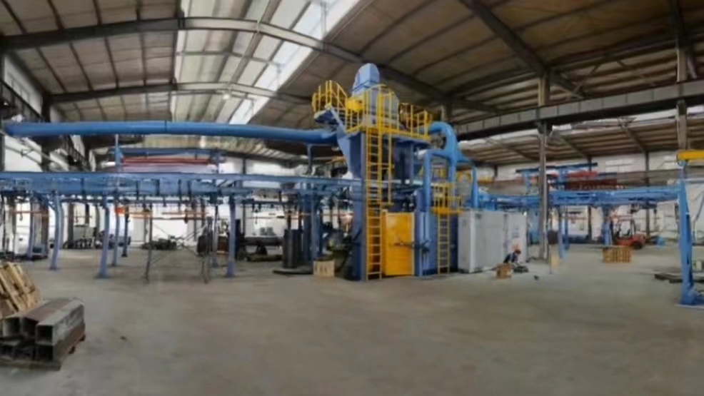 拋丸除銹機型號_除銹拋丸機工作原理_U型鋼拋丸除銹機